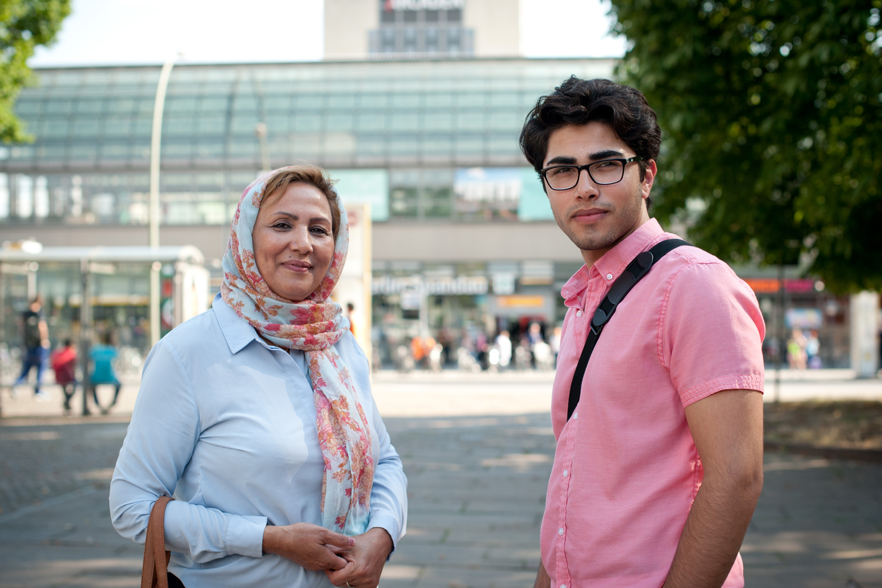 Atifah lebt seit einem Jahr mit ihrem Sohn in Berlin. Foto: Heike Steinweg